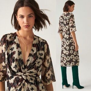 Elegant Multicolor Patterned Dress